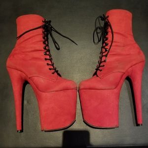 Pleaser brand Suede Boots Size 9